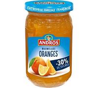 Andros Confiture d'oranges, allégée en sucre - Le pot de 350g