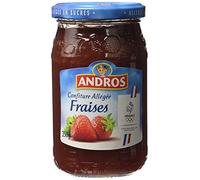Andros Confiture Fraise Allégée en Sucres le Pot de 350 g - Lot de 3