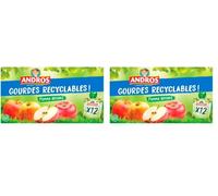 ANDROS GOURDES POMME NATURE 12X90G (Lot de 2)