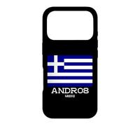 Andros Grèce Île Grecque Hellas Souvenir Cyclades Égée Coque pour iPhone 17 Pro