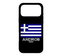 Andros Grèce Île Grecque Hellas Souvenir Cyclades Égée Coque pour iPhone 17 Pro Max
