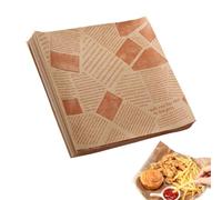 Androxeda 100 Feuilles Papier Cuisson Prédécoupé Antiadhésif Naturel, Pour Cuisson au Four, Rouleau à Pâtisserie, et Moule à Gâteau