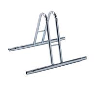 ANDRYS Râtelier à Vélos 1 Place Haut - Support Vélo au Sol Modulable pour Relier les articles 1003EC, 1004EC et 1005EC - Acier Galvanisé à Froid (Argent)