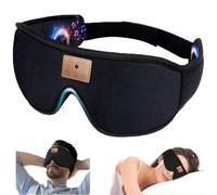 AndThere Bandeau Ecouteurs pour Dormir, Casque Anti Bruit Sommeil Masque de Nuit Yeux pour Femme et Homme, 3D Sleep Mask Sommeil Bluetooth Bandeau Ecouteur de Musique Sport Voyage Travail