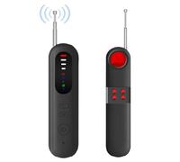 AndThere Détecteur de Caméra Cachée, Detecteur de Camera et Micro Espion Ecoute a Distance, 6 Niveaux de Sensibilité Detecteur Camera Espion RF sans Fil Détecteur de Bug pour Bureau Hôtel Maison