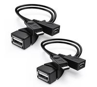 ANDTOBO Adaptateur Micro USB vers USB (câble OTG + câble d'alimentation) pour Fire Stick 4K /Périphériques Hôtes/PlayStation Classic etc