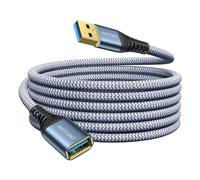 ANDTOBO Cable de Rallonge USB 3M, USB 3.0 Male vers Femelle Rallonge Cable Transfert de données à grande vitesse 5Gbps Pour Console de jeu, imprimante, webcam, clavier USB, lecteur flash, disque dur