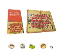 Andux Jeux De Plateau Magnétique Classique Portable Léger Format De Voyage Jeux d'Echecs THYX-02 (Jeu de l'oie)