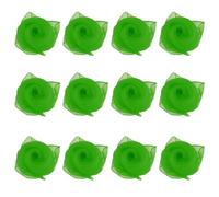 Andux Land WDSJ-02 Lot de 12 écharpes carrées pour jonglerie, jardin d'enfants 61 x 61 cm Vert
