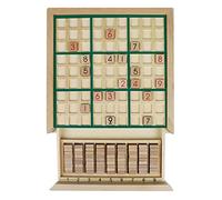 Andux Zone Jeux de société Sudoku en bois avec tiroir SD-02 (vert)