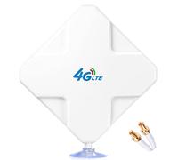 Andven Antenne 4G LTE, TS9 Amplificateur de Réseau de Signal WiFi 3G/4G à Gain élevé 35dBi avec Deux en-têtes Mâles TS9 pour Point D'accès Mobile de Routeur WiFi