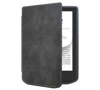 Andy Case1 Housse pour tablette Vivlio Light/Light HD 6 pouces, étui en cuir ultra fin à couverture complète avec étui pliant robuste (noir)