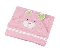 Andy & Helen 632V01 Peignoir triangulaire en éponge Rose