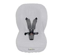 Andy & Helen 9001 Housse de chaise haute pour voiture, éponge de coton, 100% universelle, anti-allergique pour bébé et nouveau-né, fabriquée en Italie (gris)