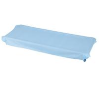 Andy & Helen - Drap Housse pour lit Maternelle avec Coins élastiques pour Une adhérence Totale. Dimensions Standard 65 x 140 cm en 100% Coton, Bleu Clair