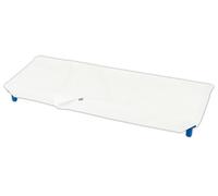 Andy & Helen - Housse de Couette (au-Dessus+Dessous) pour lit d'enfants avec Coins élastiques pour Une adhérence Totale. Dimensions Standard 65 x 140 cm en 100% Coton, Blanc