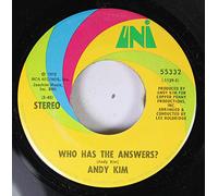 ANDY KIM - who has the answers? / shady hollow dreamer 45 rpm single