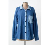 andy & lucy chemisiers et blouses femme de couleur bleu