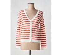 andy & lucy gilets femme de couleur orange