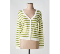 andy & lucy gilets femme de couleur vert 36