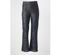 andy & lucy pantalons femme de couleur argent 36