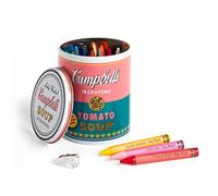 Andy Warhol Soup Can Crayons + Sharpener