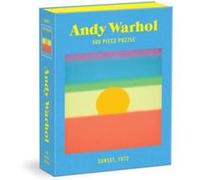 Andy Warhol Sunset 500 Piece Book Puzzle by Galison Galison (Auteur)