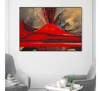 Andy Warhol Vésuve Peintures sur toile Affiches et impressions modernes Images d'art mural pour salon Décoration murale de la maison 30x45cm Sans cadre