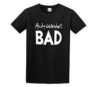 Andy Warhol's Bad As Worn by T-Shirt Graphic Tee Printed Top Mens Black Shirt XL