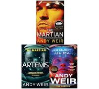 Andy Weir 3 Book Collection Set - Project Hail Mary, Artemis & The Martian | Science Fiction Set