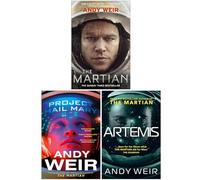Andy Weir Collection 3 Books Set (Project Hail Mary [Hardcover], Artemis, The Martian)