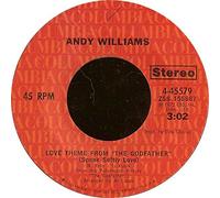 ANDY WILLIAMS - love theme from "the godfather" (speak softly love) 45 rpm single