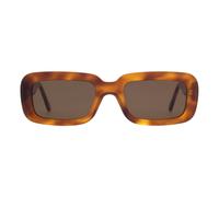 Andy Wolf, Femme, Accessoires, Brun, Taille: 52 MM Lunettes de soleil rectangulaires Modèle Mallow