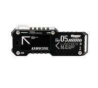 ANDYCINE Lunchbox V M.2 SSD NVME e SATA Enclosure M.2 Custodia fino a USB 3.1 Gen 2 10 Gbps, compatibile per fotocamere selezionate, PC, telefoni cellulari e Laptop