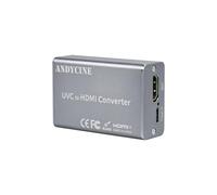 Andycine UVC2H Convertisseur UVC vers HDMI pour DJI Pocket 3/4/4p | Convertisseur HDMI vers USB compatible avec DJI Osmo Action 4/5, Pocket3, Pocket4/4Pro, Insta360, caméra PTZ pour streaming