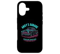 Andy's Garage Hotrod Voiture Classique pour Le nom Andy Coque pour iPhone 17