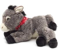 Âne Avec Bandana,Couché¿28 Cm (Longueur)¿Âne En Peluche¿Doudou
