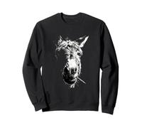 Âne avec Cure-Dents drôle voyou Gangster Meme Sweatshirt