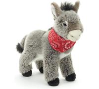 Âne Avec Foulard,Debout¿30 Cm (Hauteur)¿Âne En Peluche¿Doudou