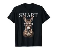 Âne Chic Lunettes Perles Humour Ironique Cadeau Femme T-Shirt