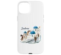 Âne dans Les Rues de Santorin en Grèce Souvenir Touristique Femmes Coque pour iPhone 15 Plus