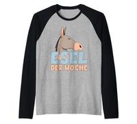 Âne de la Semaine Football drôle et Dub Sportif Manche Raglan