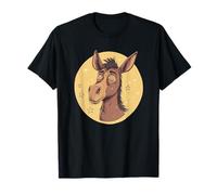 Âne drôle avec une expression perplexe pour une ambiance amusante T-Shirt