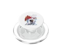 Âne en Grèce Souvenir Village Grec Santorin ou Athènes PopSockets PopGrip pour MagSafe