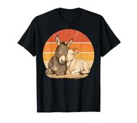 Âne et bébé chèvre Animal Mignon Meilleurs Amis T-Shirt