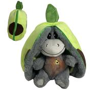 Âne Qui Respires Pour Adulte Peluche Lumineuse Avec Musique Apaisante Cuddle Âne Plush Toy Pour Bébés Dès La Naissance Peluche Respirante Compagnon De Sommeil Anti-Stress Idéal Pour Soulager L'Anxiété