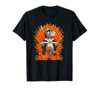 Âne Royal sur Le trône de Carotte, Roi des Animaux Amusant T-Shirt