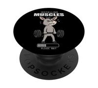 Ane soulevé de Terre Gym Rat Installer Musculation Levage Musculaire Homme Femme PopSockets PopGrip Adhésif