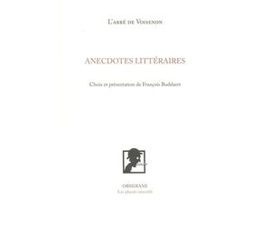 Anecdotes littéraires - Abbé de Voisenon - Obsidiane - broché - Roman