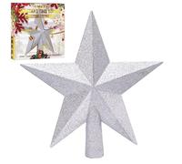 Aneco Décoration de Sapin de Noël à Paillettes - Étoile incassable